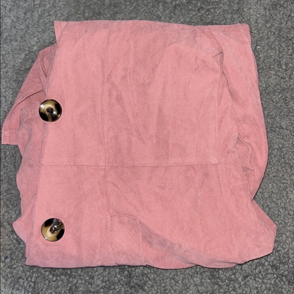 ❌❌❌SOLD❌❌❌Double Button Pocket Side Pea Coat - Picture 3 of 4